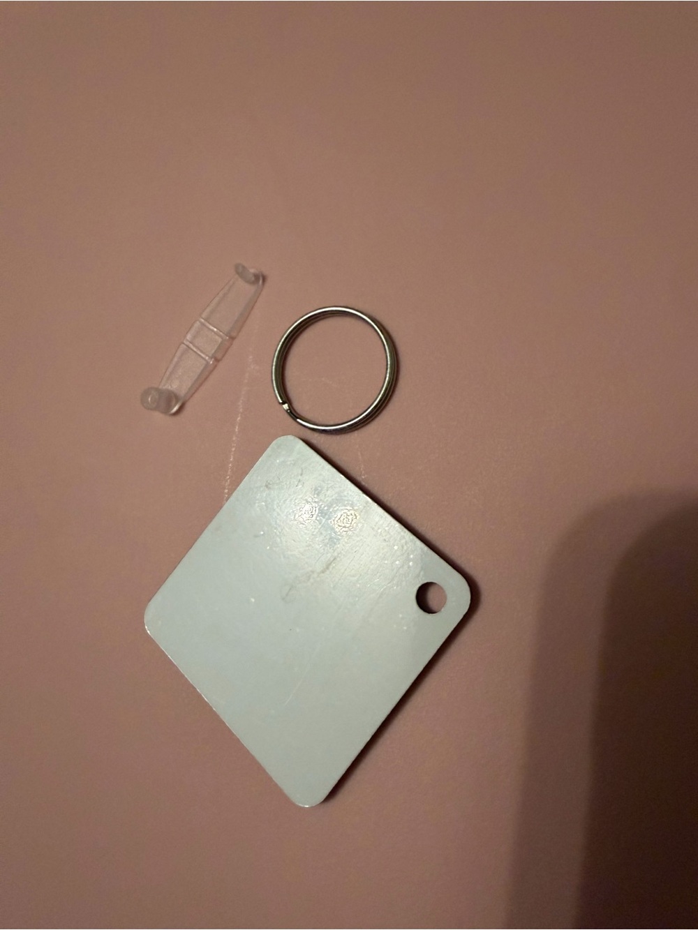 60 New Blank Sublimation Square Keychains